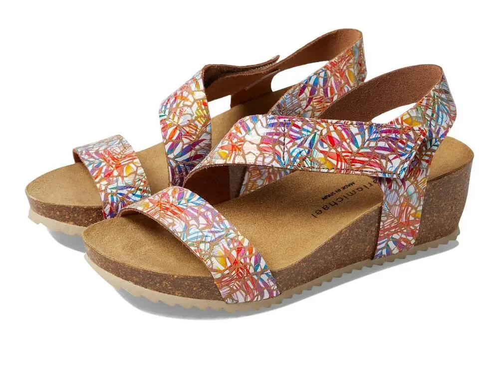 ERIC MICHAEL JOLLY BEIGE PRINT EU 41 (US WOMEN'S 10-11) M (B)